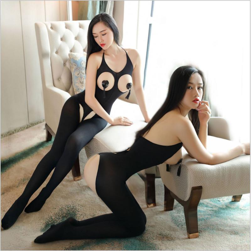 Plus Size Sexy Xxxxl Fishnet Bodysuit Costume Women Bodystocking Lingerie for Woman Underwear Body Suit Open Bra Transparent