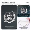 AAAYR1 Car Emblem 3D Alloy Badge Sticker Auto Window Decoration Decal Accessories For Opel Insignia Astra G J F K Vectra C H Corsa C B