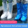 Transparent Waterproof Non-Slip Disposable Rain Boot Covers for Outdoor Use - Thick, Wear-Resistant and Isolated for Rainy Days