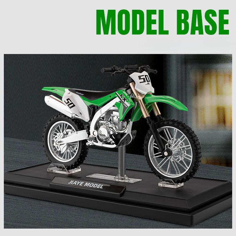 Моделирование 1:Масштаб 1/12 Модель внедорожного мотоцикла Kawasaki KX450 из сплава со звуком и светом, литая модель мотоцикла, игрушка-транспортное средство для мальчика, подарок