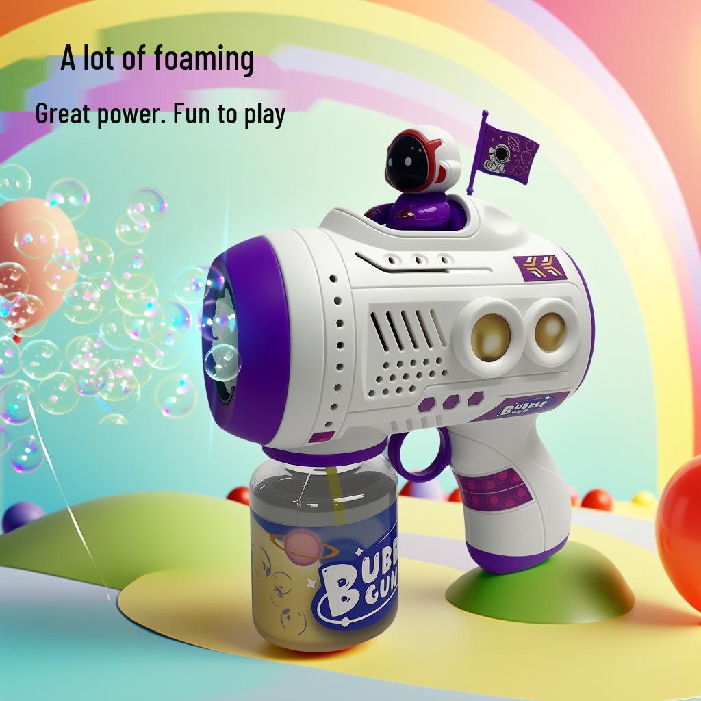 Popular Kid's 32-Hole Electric Bubble Gun - Automatic Handheld Toy for Bubbles