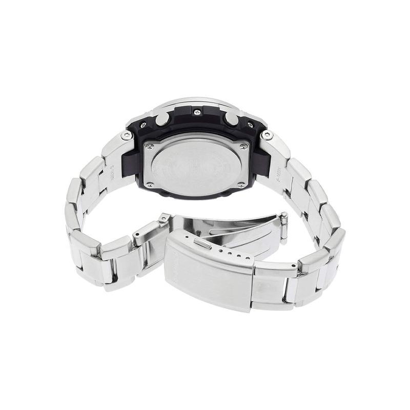 Casio CASIOG-STEEL series-W disc dual display solar wave dual display watch solar movement stainless steel plastic strap Japanese and GST-W310D-1A