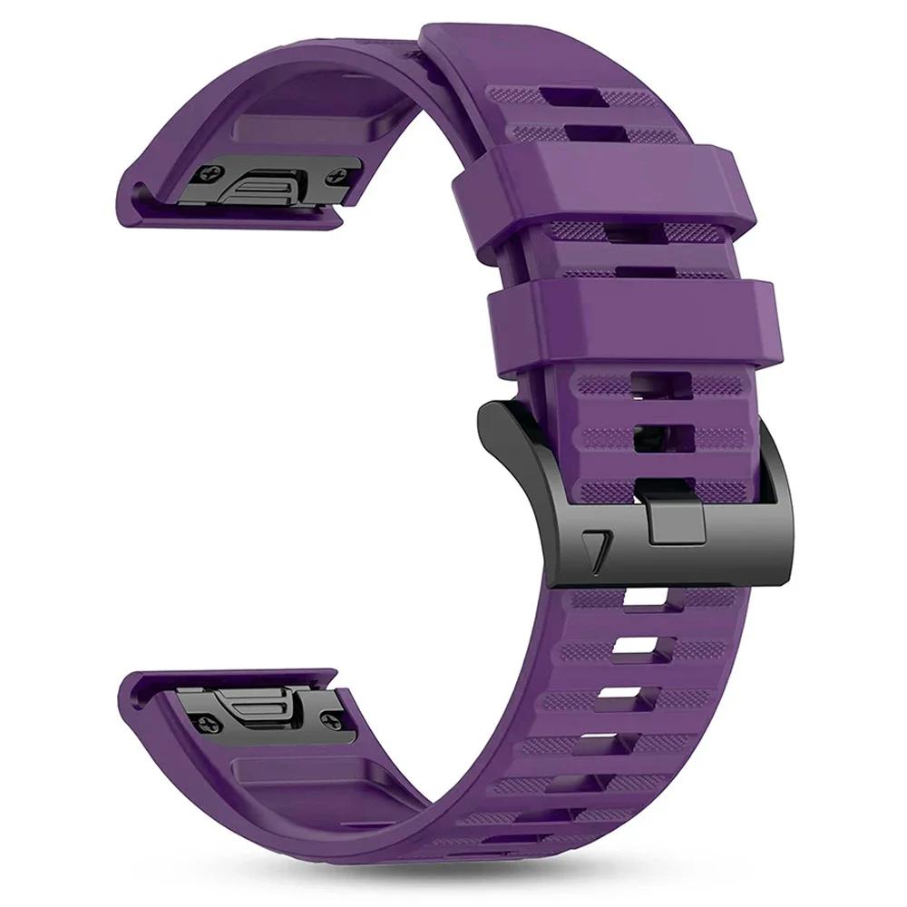 26 мм 22 мм Быстросъемный ремешок для часов Garmin Forerunner 970 955 965 Ремешок Fenix 8 7X E 6 6X/Quatix/Descent/Tactix Силиконовый браслет