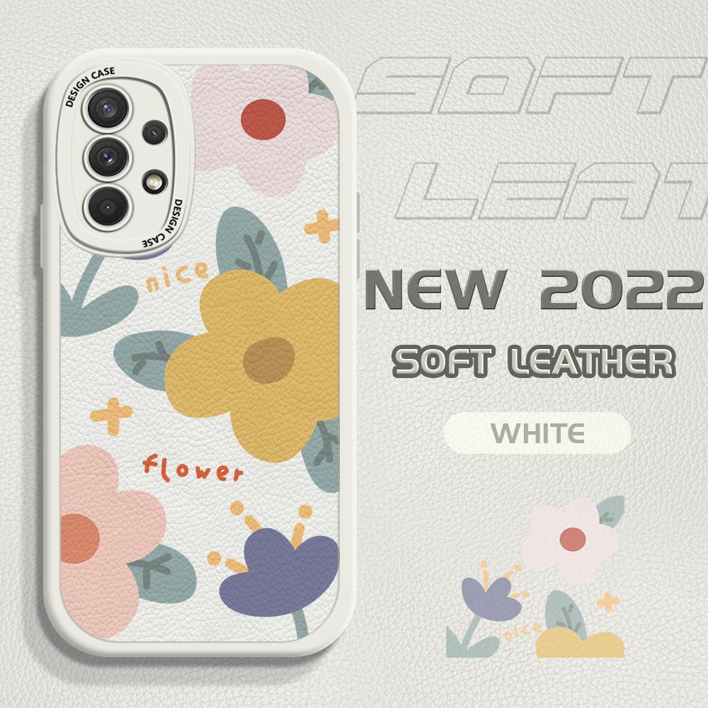 Чехол для телефона из искусственной кожи с симпатичным рисунком для девочек и красивыми цветами для Samsung Xiaomi Poco Redmi