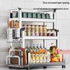 Upgraded 3-Tier Stainless Steel Kitchen Organizer Rack