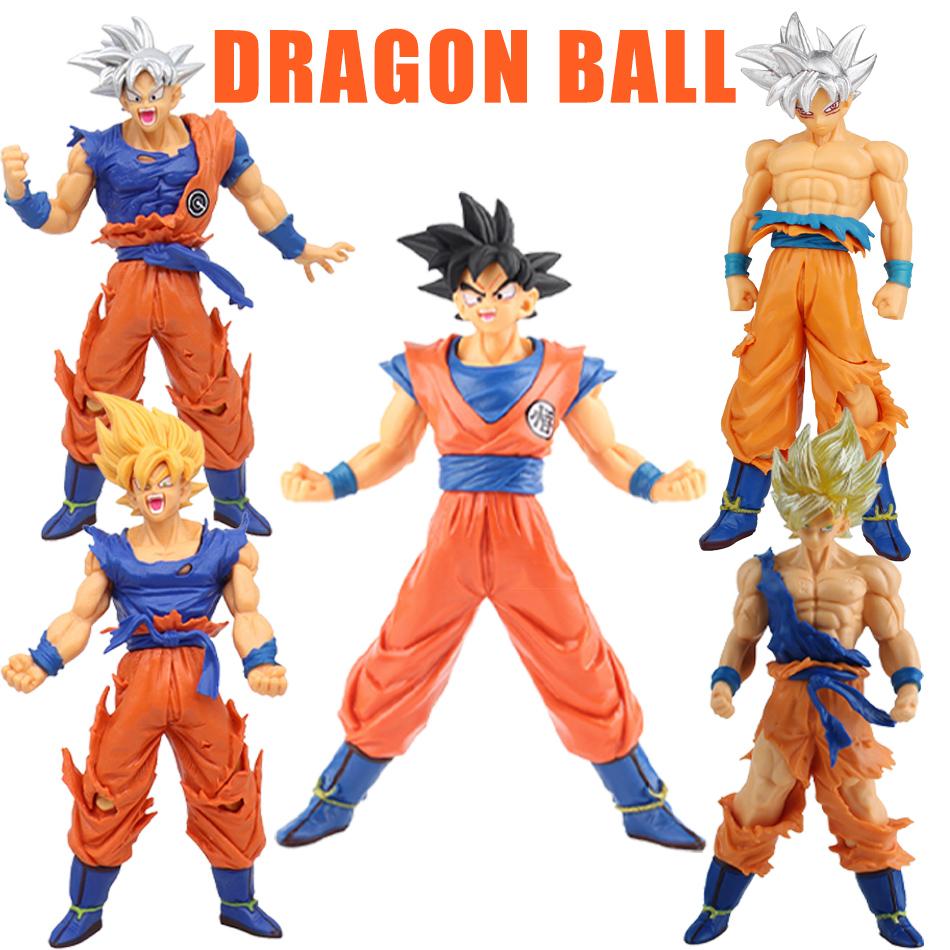 18 см Фигурка Сон Гоку Супер Сайян Аниме Dragon Ball Гоку DBZ Фигурка Действия Игрушки Модель Подарки Коллекционные Фигурки для Детей