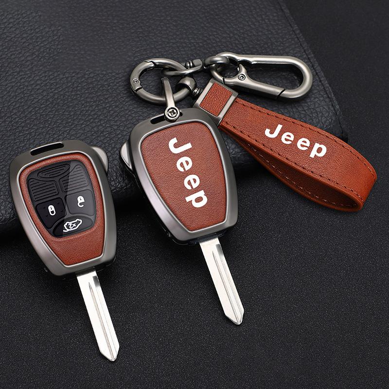 Car Remote Key Case Cover Shell For Jeep Wrangler Compass Patriot Liberty Chrysler 300 PT Dodge JCUV Caliber Nitro Accessories AMN1