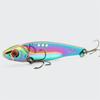 5PCS With 3D Eyes Fishing Blade Bait Zinc Alloy Swimbait Lure Durable Vib Blade Lure  For Walleye