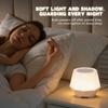 10-Sided Diamond Noise Machine And Sleep Light | Built-In Nature Sounds, Multi-Color Breathing Lights, Touch Control, Usb Rechargeable, Timer Function