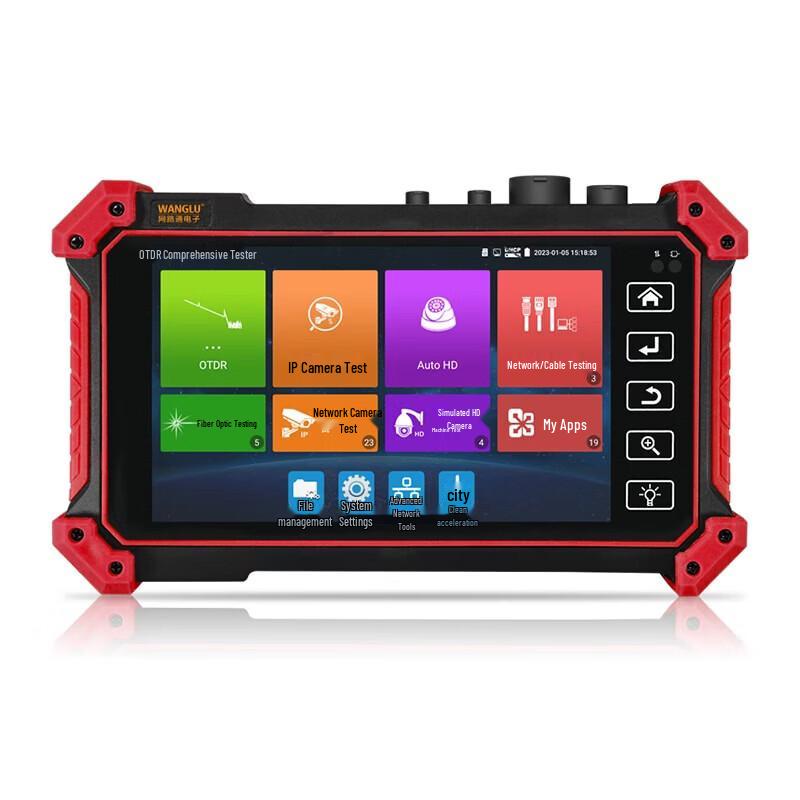 WANGLU MT-5500 Dual Wavelength OTDR Fiber Optic Tester CN plug (adapter included)