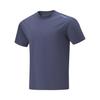 Футболка Li Ning Cooling Tea T Ice Silk Quick Dry Cool, однотонная, с круглым вырезом, повседневная, спортивная, с коротким рукавом, мужские топы, Mushan-Blue ATSU731-2