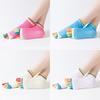 1Pair Candy Color Yoga Socks Rainbow Five-Toe Split Professional Non-Slip Dance Socks Yoga Dancers Socks Indoor Training Socks