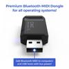 CME WIDI Bud Pro - Bluetooth MIDI-интерфейс для iOS, macOS, Windows, Android, ChromeOS, Linux - Подключи, сопряги и играй - Драйверы не требуются - 3 мс Ультра-низкая задержка