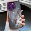 Роскошный магнитный противоударный прозрачный чехол для телефона для iPhone 15 14 13 12 11 Pro Max Plus Mbile, чехол, стеклянная защита объектива Magsafe