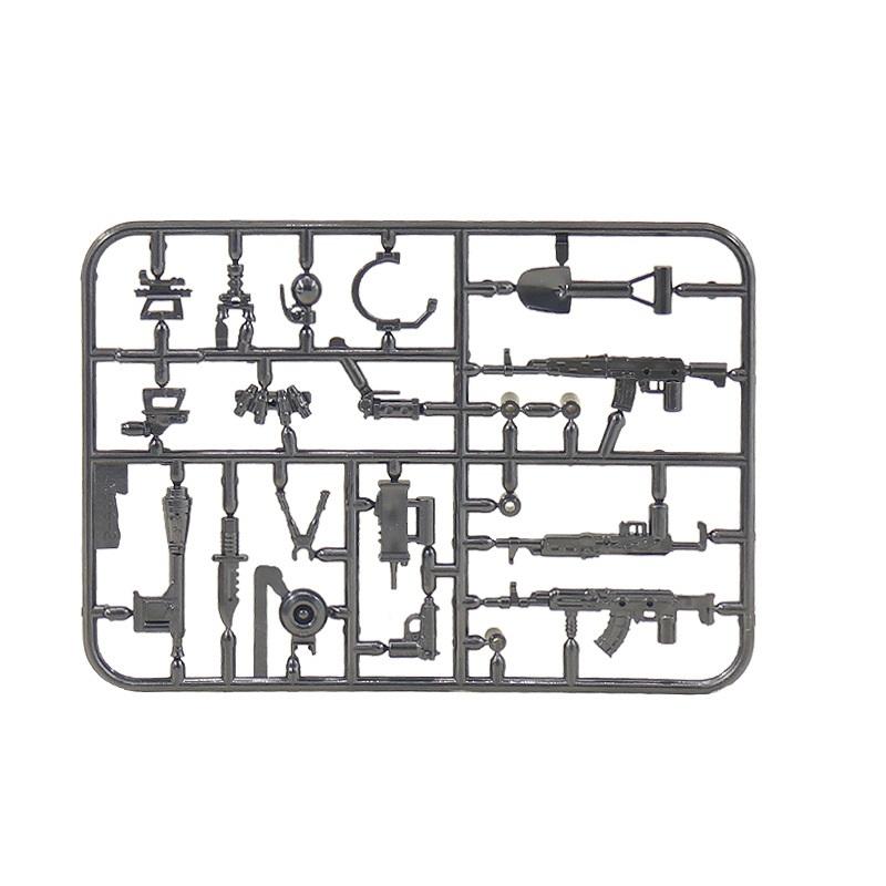 Военное оружие, набор пистолетов, мини-фигурки, аксессуары, модель солдата, MOC SWAT, городской армейский блок, полицейские строительные кирпичи, игрушки