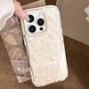 Маленький Свежий Желтый Цветочный Подходит для IPhone 16 Apple 15 Чехол для Мобильного Телефона 14promax Защита от Падений 13 Прозрачный 11 Мягкий