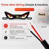 Strobe Mode Motorcycle License Plate Light Decorative Plate Lamp  E-Bike Accessories