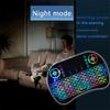 I8 RGB подсветка 2.4G мини беспроводная клавиатура 7 цветов многоязычная воздушная мышь клавиатура сенсорная панель мышь для Android TV Box