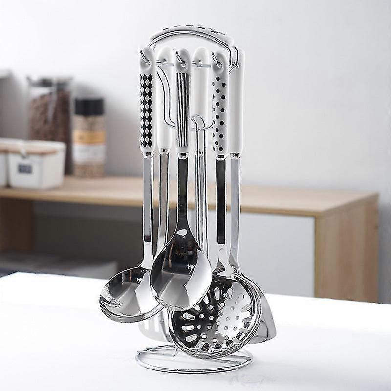 Hepburn Style Kitchen Supplies Stainless Steel Spatula Kitchenware Set Spatula Spoon Hot Pot Spoon Household Cooking Cooking