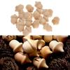 100Pcs Bulk Acorns DIY Unfinished Wood Peg Craft