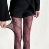 Танцевальные сексуальные ажурные колготки Ажурные чулки-сетка Плотный узор Сетчатые носки Ночной клуб Королевская сестра Черные шелковые сексуальные носки-рыбалка