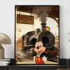Disney Mickey Mouse Steam Train Diamond Paint Mosaic Art Painting Kit Handmade DIY Home Decor