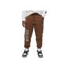 Jordan MJ Essentials Member Letter Tie Casual Ribbed Cuff Fleece-Lined Knit Sweatpants Kids Bottoms Light-British-Tan FV5650-281