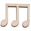 100 шт. деревянная музыкальная нота, смешанный декоративный зажим для нот диаметром 2 см, аксессуар для украшения
