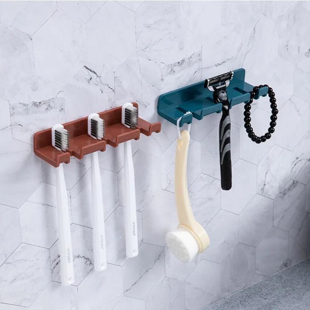 Hanger Wall Storage Hook Self-adhesive Power Plug Bracket Convenient Hanging Rack