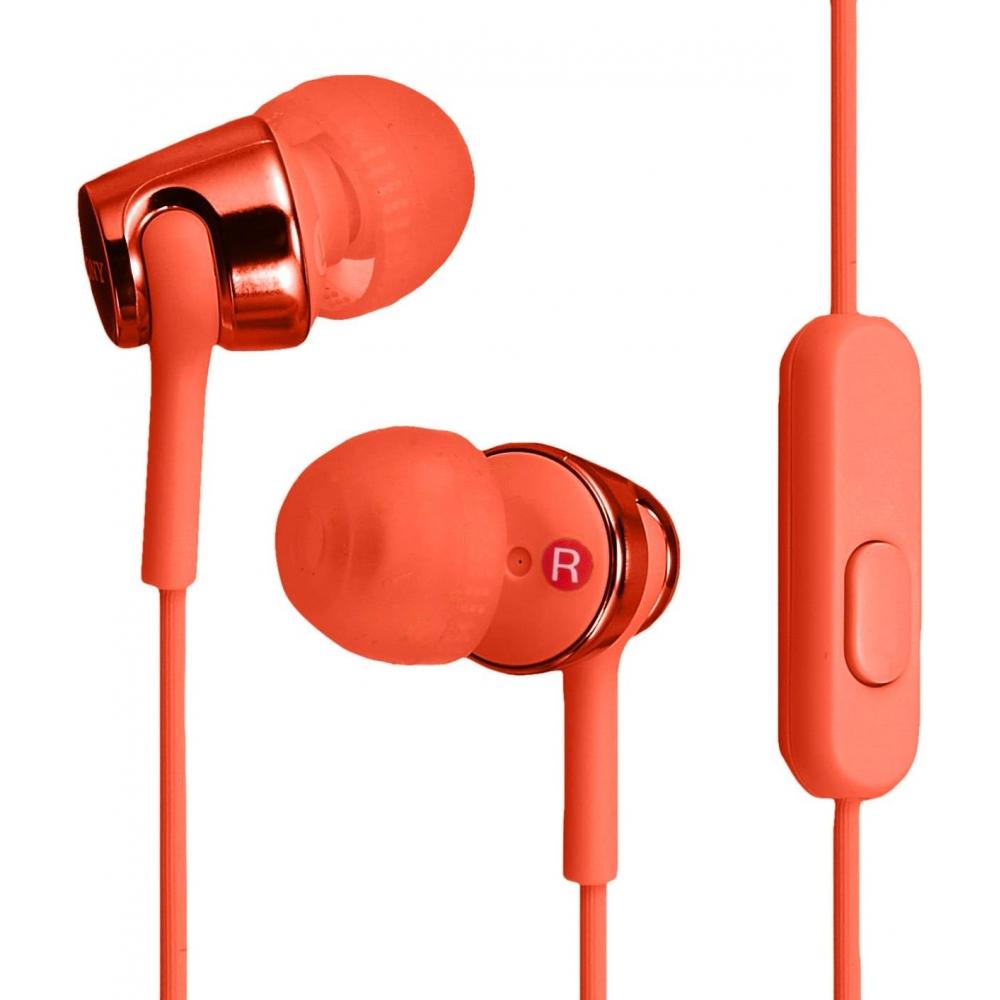 Sony Наушники Sony MdR Ex155ap Внутриканальные Пульт управления W Микрофон Красный MdR Ex155ap R Красный