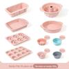 High-Temperature Silicone Baking Set: Square Cake Mold, Toast Tray, Muffin Cup