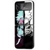 Black Phone Case For Samsung Galaxy Zflip3 Zflip Z Flip 3 5g Z Flip 4 Zflip4 Flip3 Shell Anime Cartoon Jujutsu Kaisen Cover