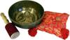 Singing Bowl Set Brass Golden Tara