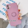 With Ring Holder Phone Case for Samsung Galaxy S24 Ultra S23 S22 S21 Plus A13 A52 A53 A54 TPU Soft Back Cover