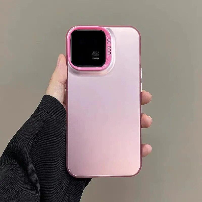 Electroplate Laser Matte Phone Case for Xiaomi Mi 13T Mi13T Pro Mi 13 T Pro 5G Back Shockproof Matte Protection Cover