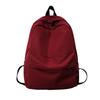 2022 Backpack Female Large Capacity Solid Color College Student Laptop Backpack School Bag