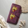 Cool Pizza Print Long Wallet Portable Multifunction Card Holder Fashion Casual Daily PU Leather Purse