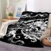 1Pc Winds Night Flannel Blanket, Soft And Comfortable, Casual Warm, Camping Travel, Christmas, Halloween Xmas Gift S149