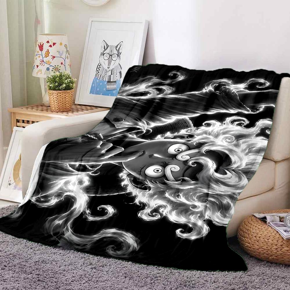1Pc Winds Night Flannel Blanket, Soft And Comfortable, Casual Warm, Camping Travel, Christmas, Halloween Xmas Gift S149