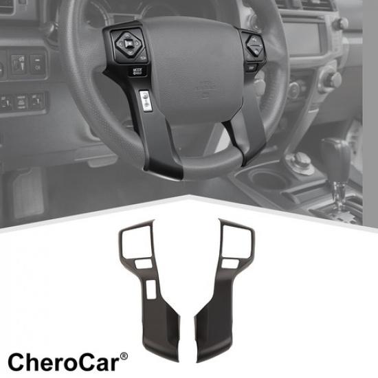 Flat Matte Plastic Steering Wheel Panel Cover Trim For 4Runner 2010+ /Tundra 14+