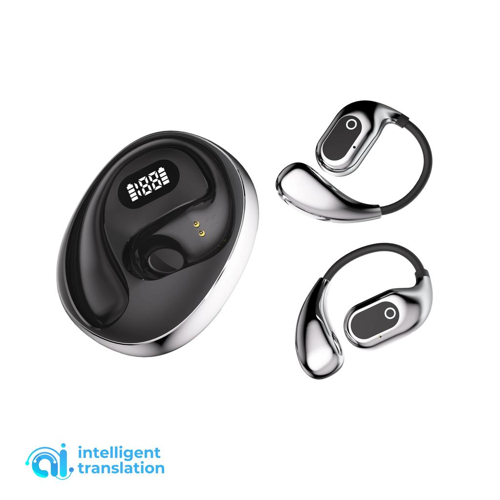 AI-Переводчик Наушники Портативные Беспроводные Bluetooth 5.4 Умные Голосовые Наушники-Переводчики Для Бизнеса Глобальных Путешественников Вкладыши
