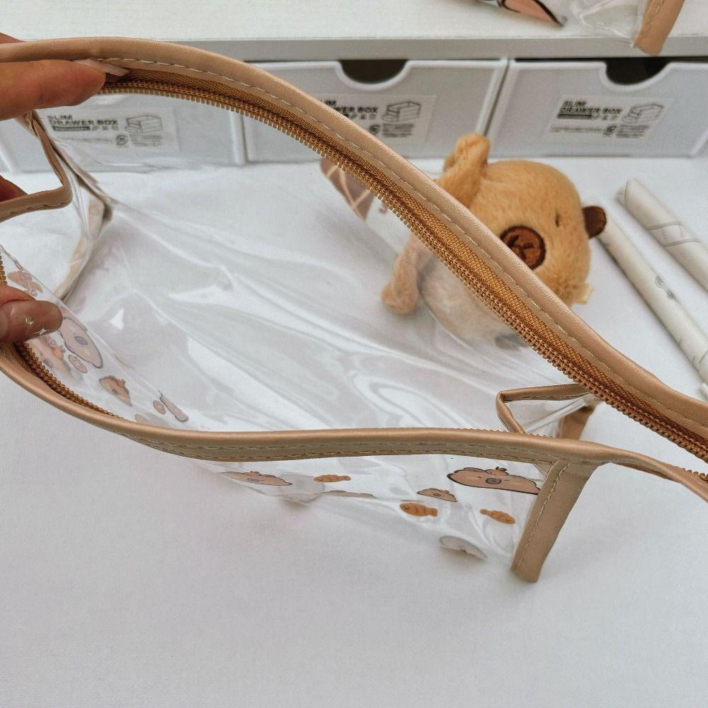 ПВХ Мультяшный Пенал Каваи Канцелярская Сумка Канцелярская Капибара Пенал Студент