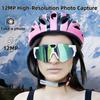 Умные очки с ИИ для активного отдыха, велоспорта, спорта, ветрозащитные, защита глаз, лыжные очки, камера высокого разрешения, фотосъемка