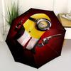 1pc Minion Automatic Folding Umbrella, Portable Design with 8 Ribs, Casual Outdoor Accessory HolidayBirthday Gifts yy250814006