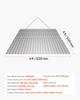 Drag Harrow, 1.2x1.2 m , High-Efficiency Chain Harrow Rake, ATVs UTVs Tractors Attachments, Durable Galvanized Steel Mesh Drag Mat with Towing Chain,