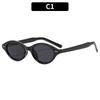 New Small Oval Sunglasses Women Brand Designer Fashion Black Sun Glasses Female Trend Ladies Eyeglasses Uv400