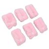 12pcs Heatless Coral Fleece Hair Rollers Hair Curlers DIY Curl Hair Styling Tools Pink