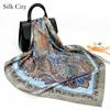 High-quality Luxurious Silk Scarves Headband Scarfs Neck Scarf For Women Chain Silk Scarf Women's Decorative Shawl