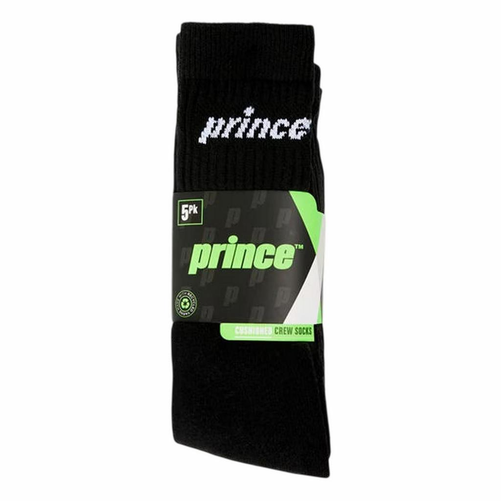 Prince Mens Tennis Crew Socks (Pack of 5)