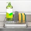 Space Saving Soap Storage Rack Stainless Steel Soap Sponge Tray Practical Sink Drain Rack  Shower